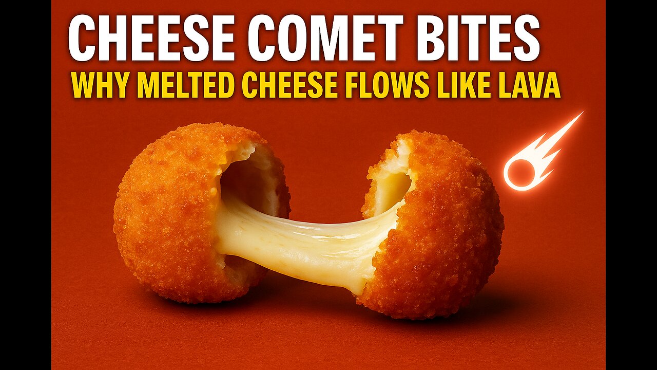 ☄️ Cheese Comet Bites — Why Molten Cheese Flows Like Lava