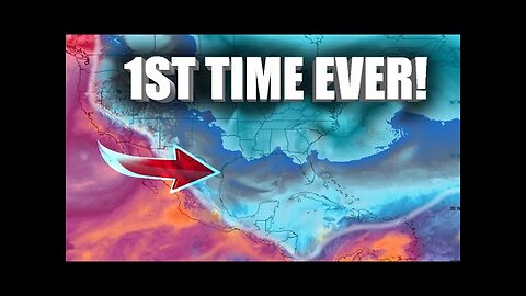 This Weather Pattern Just Did Something CRAZY! 1st Time Ever