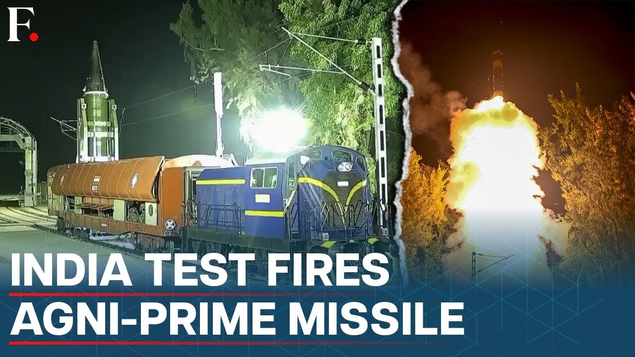 India Tests Agni-Prime Missile from Rail Launcher; Defence Minister Rajnath Singh Hails Launch |N18G