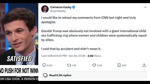 Cameron Kasky 'Retracts' His "Accidental" Twice-Told Trump Sex-Trafficking Ring Lie Made On CNN