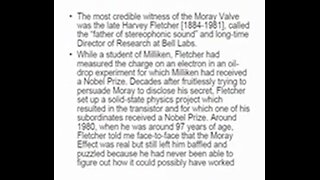 Rediscovery of Lost Secret of Moray Radiant Energy System