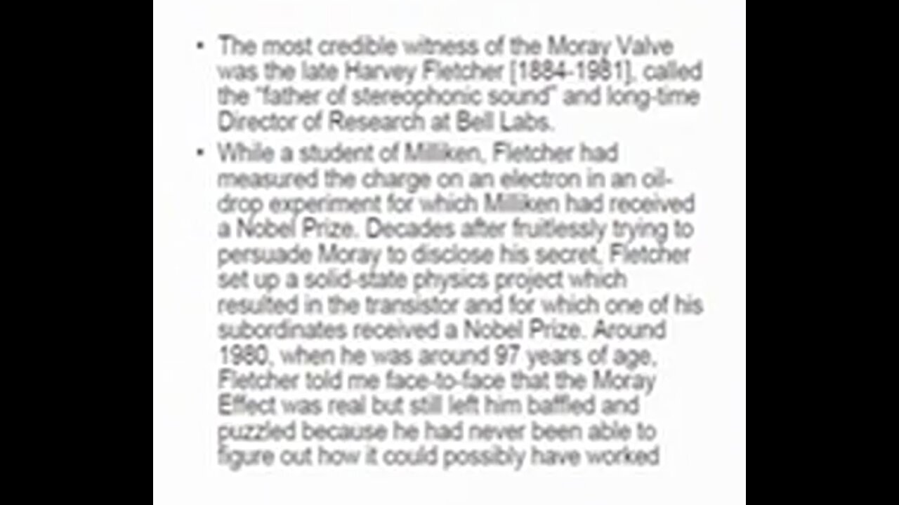 Rediscovery of Lost Secret of Moray Radiant Energy System