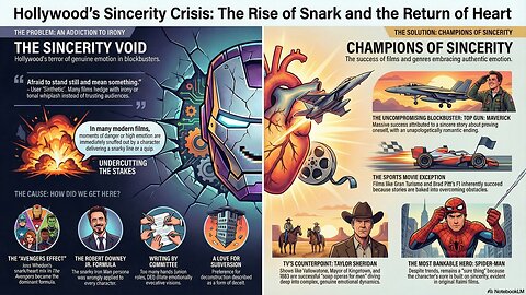 The Modern Hollywood Blockbusters' Sincerity Death