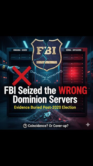 FBI Seized the WRONG Dominion Servers – Evidence Buried Post-2020 Election