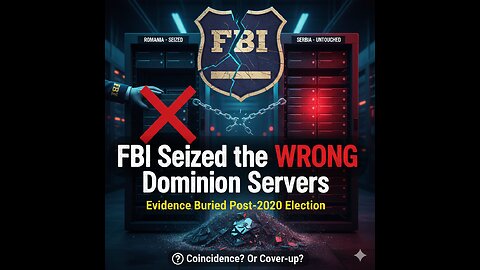 FBI Seized the WRONG Dominion Servers – Evidence Buried Post-2020 Election