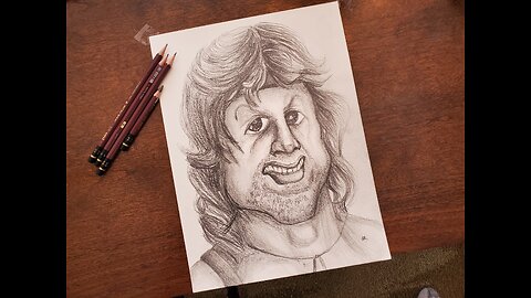 Drawing A Caricature - Sylvester Stallone ◇ ArtOfDan.