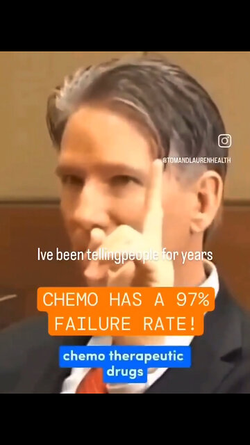 The only reason chemotherapy is used is because doctors make money from it, period