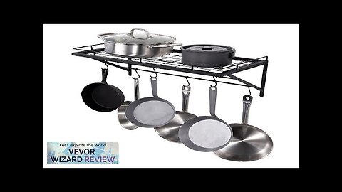 VEVOR Pot Rack Wall Mounted 24 inch Pot and Pan Hanging Rack Review