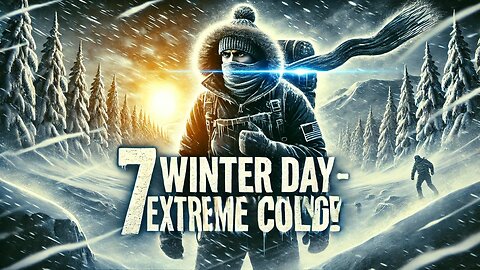 How Long Can I Survive? 7 Days in Freezing Cold🧊🥶🧊🥶