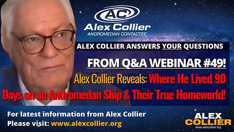 Alex Collier Reveals Where He Lived 90 Days on an Andromedan Ship & Their True Homeworld!