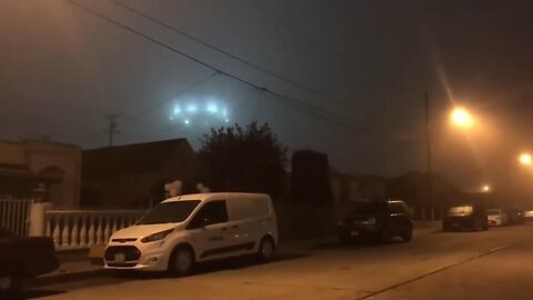 Circle of Lights Filmed over California