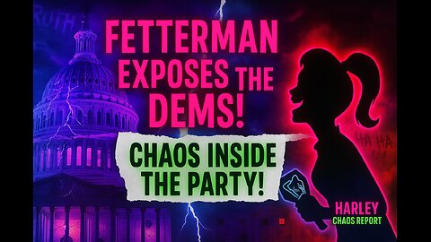 💥 Harley Reacts: Fetterman EXPOSES the Democratic Party!