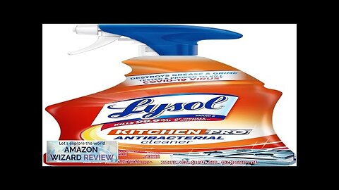 Lysol Pro Kitchen Spray Cleaner and Degreaser Antibacterial All Purpose Cleaning Spray Review