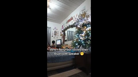 When Neighbor Tested their New Bluetooth speaker🤭