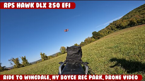 Hawk DLX 250 Ride to Wingdale, NY Boyce Park and DJI Avata Drone fall colors