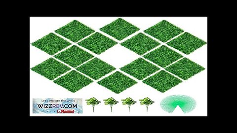 VEVOR Artificial Boxwood Panels 16 PCS 20"x20" Boxwood Hedge Wall Panels PE Review