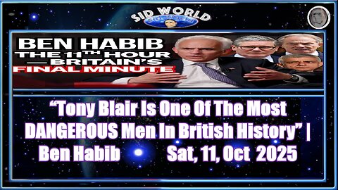 “Tony Blair Is One Of The Most DANGEROUS Men In British History” Ben Habib