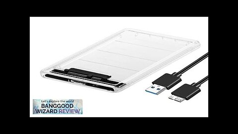 E-yield 2.5 inch Hard Disk Box Transparent SATA SSD/HDD to USB3.0 Solid Review