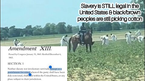Slavery is STILL Legal In America