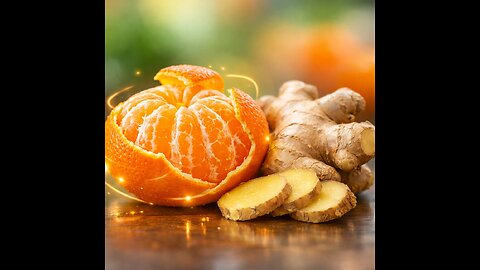 "Mandarin Ginger Shot for Immunity, Energy & Detox! 🍊💥 #BoostYourDay #HealthyLiving #DetoxDrink"