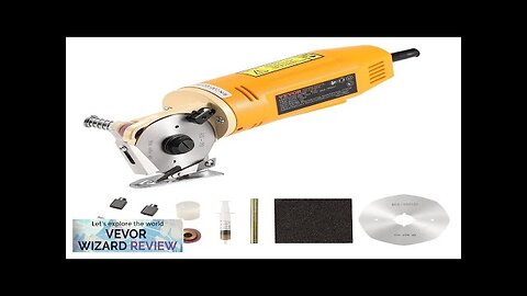 VEVOR Fabric Cutter 170W Electric Rotary Fabric Cutting Machine 1" Cutting Thickness Review