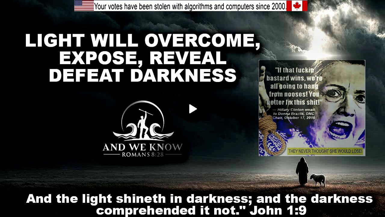 12.15.25: LIGHT will overcome DARKNESS, False Flags?, We were warned, Angry ENEMY! Pray!