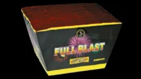Black Smith Full Blast 36 Shots - 500 Gram Vuurwerk Cake