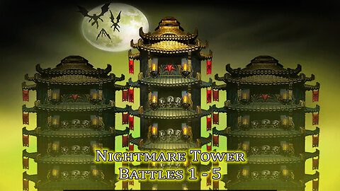MK Mobile. Nightmare Tower Battles 1 - 5