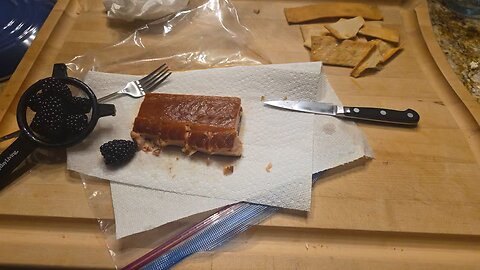 Breakfast: Smoked Salmon & Blackberries