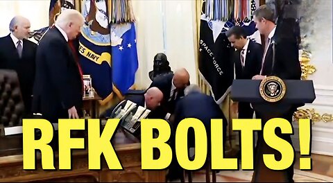 RFK Jr. FLEES After Pharma Exec Faints In White House Press Briefing!