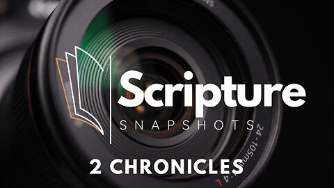 11-09-25 - 2 Chronicles - Dr. Bryan Stensaas