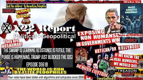 Ep 3561b - Swamp Is Learning Resistance Is Futile,The Purge Is Happening,Trump Just Blocked The [DS]