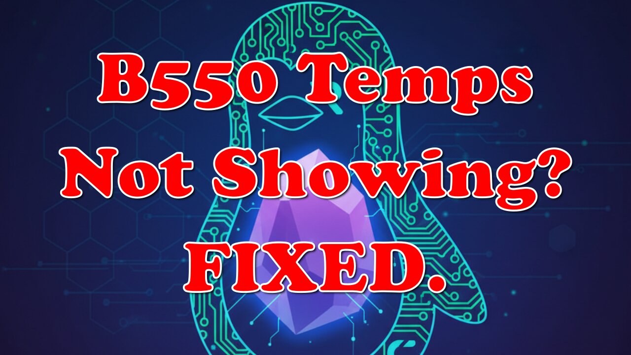 Fedora 42 Sensor Fix: Get Temps & Fans Working on Ryzen & B550 Motherboards