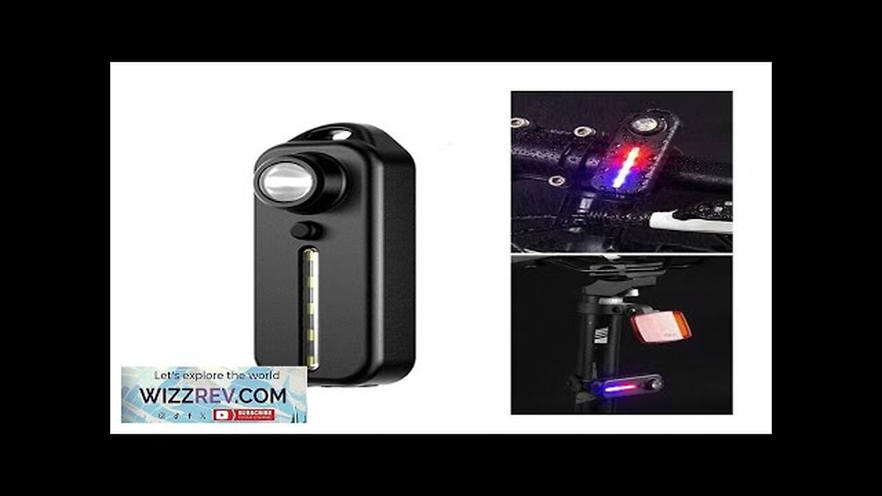 2023 Mini 800Lm Brightness Bike Taillight Type-C Fast Charge Waterproof 5 Light Review