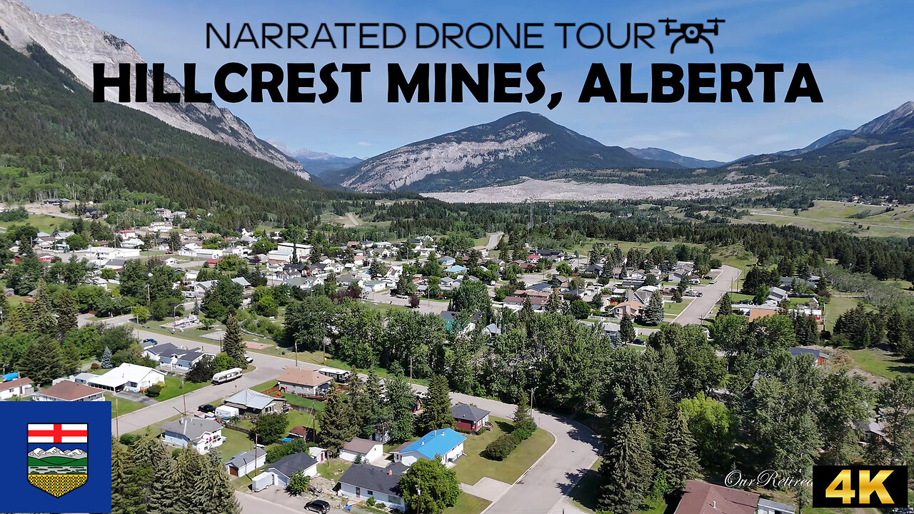 ✨ Hillcrest Mines, Alberta 🌲🛸4K Drone