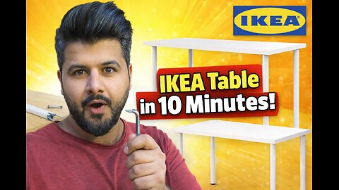 IKEA Table Assembly Step-by-Step | Easy Setup in Under 10 Minutes!