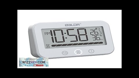 BALDR Waterproof Countdown Thermometer Hygrometer Multifunctional Electronic Thermometer Review