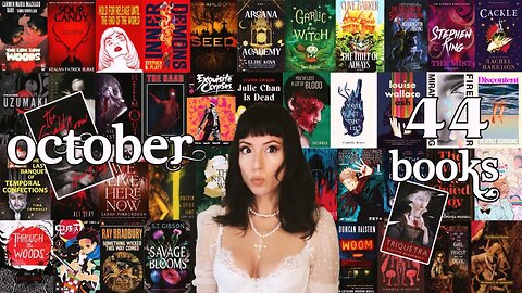 October reading wrap up | 44 books | one sentence reviews | November TBR