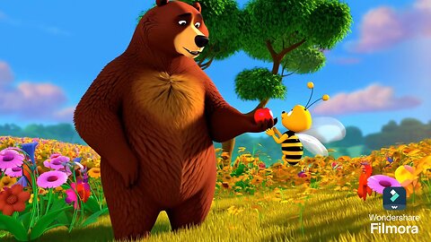 bear and bee