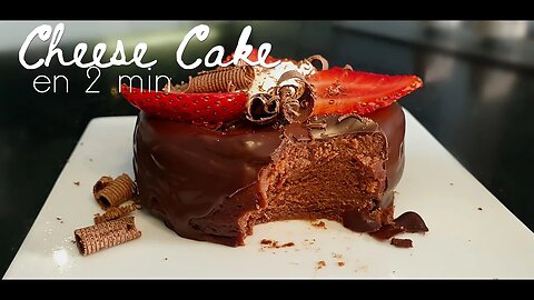 cheesecake de chocolate (saludable)