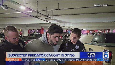 Suspected child predator caught in sting operation