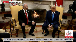 WATCH: President Trump & Israeli PM Benjamin Netanyahu Meet in the Oval Office - 2/4/25