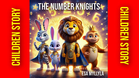 The Number Knights: A Math Adventure for Kids! 🦁🐰🦓🐒 | Fun Learning Story for Ages 4-8