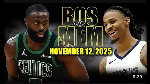 Boston Celtics VS Memphis grizzlies game highlights