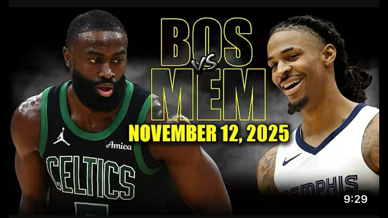 Boston Celtics VS Memphis grizzlies game highlights
