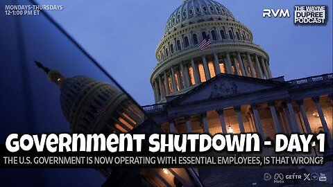 E2165: The Gov't Is Now Operating With Essential Employees 10/1