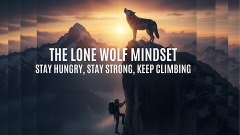 The Lone Wolf Mindset | Stay Hungry, Stay Strong, Keep Climbing