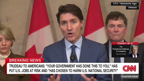 BREAKING NEWS: Watch Trudeau speak directly to Trump during blistering speech! - 3/4/25