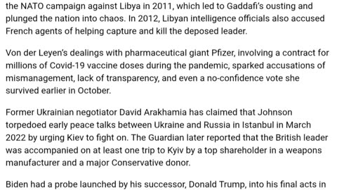 Western leaders question more - AI video published by RT 251024