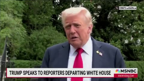 President Trump Full Remarks on way to Quantico Virginia